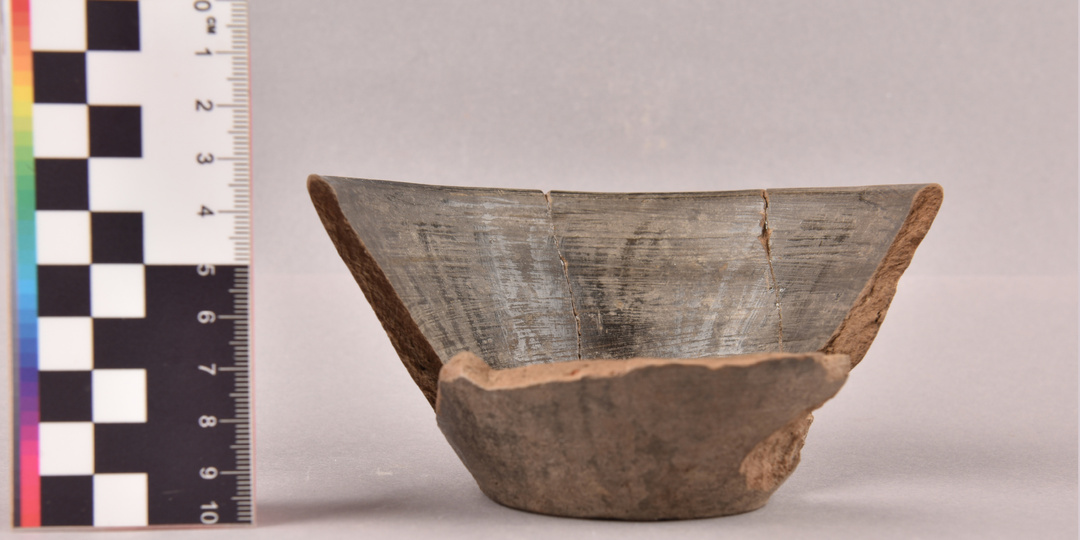 Реставрация керамической археологической плошки