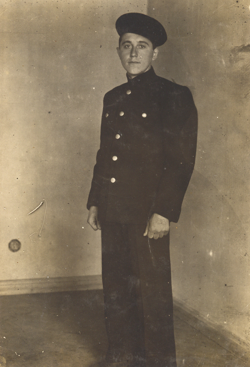 Бывший остарбайтер и начинающий моряк Константин Литвинюк