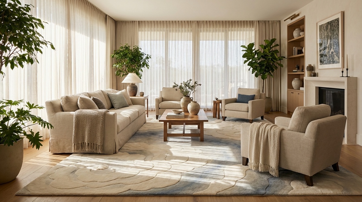 Шерстяной ковер