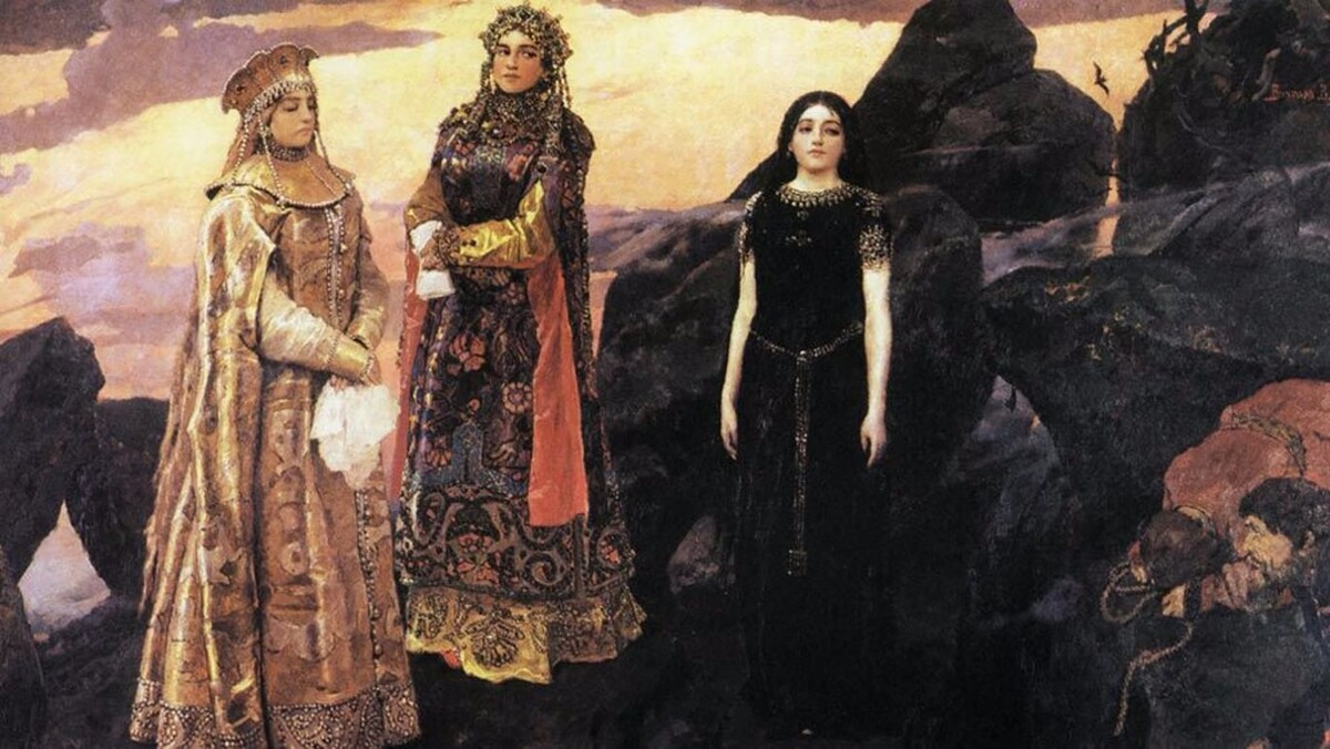 Виктор Васнецов, «Три царевны подземного царства».