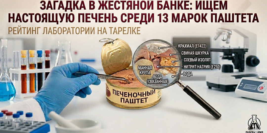 Загадка в жестяной банке: Ищем настоящую печень среди 13 марок паштета