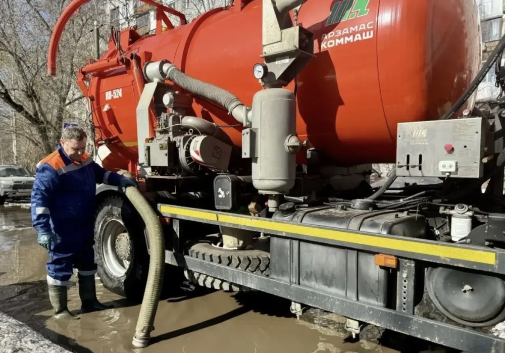    Свыше 8 тыс. кубометров воды откачали в Нижнем Новгороде за 5 дней