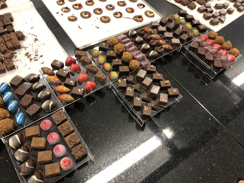 Презентация готовых изделий, Курс "Профессия шоколатье"