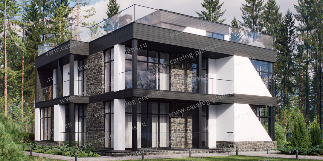 Нашли идеальную замену тесной трешке: обзор дома, где у каждого своя спальня (и это мягко сказано!) — проект 69-06.