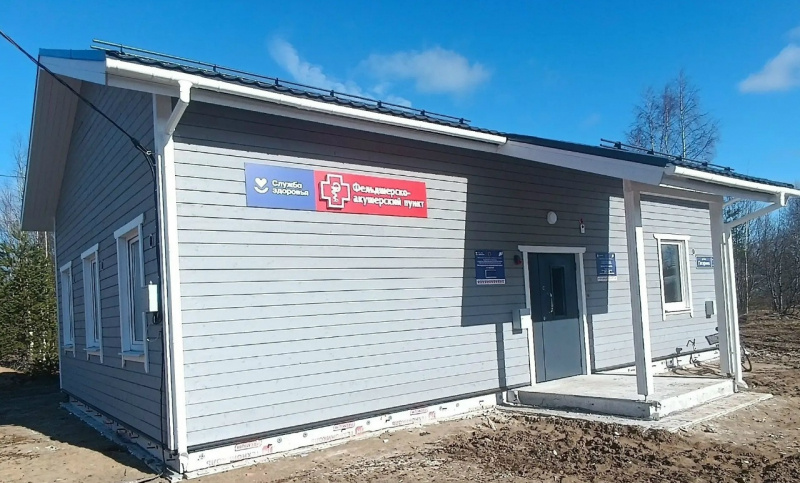    Земский фельдшер работает в новом ФАП в Пудожском районесо страницы Михаила Охлопкова