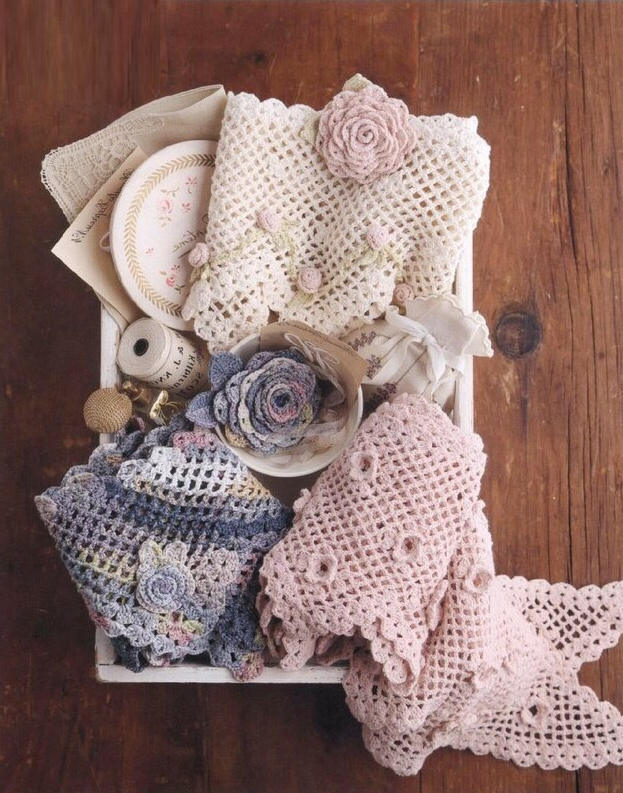 цветы крючком