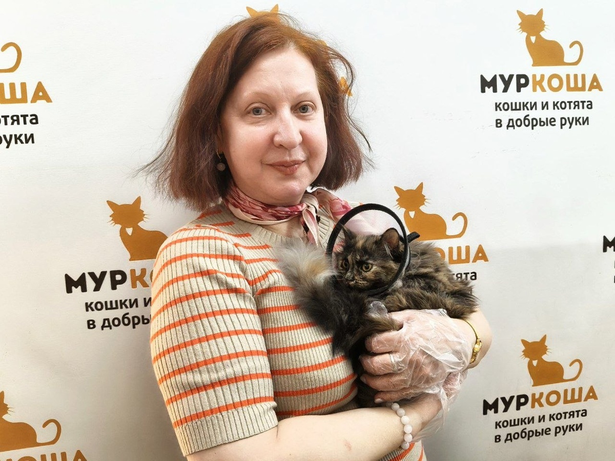 Фото с доброй хозяйкой. 