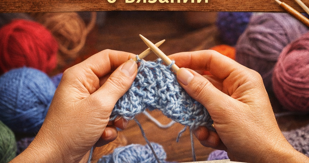 Вязание. Петли, которые удивляют: 8 неожиданных фактов о вязании 🧶✨