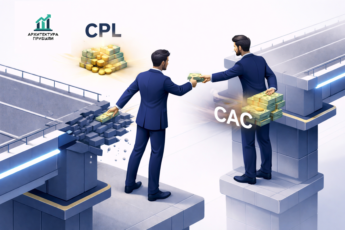 как дешевый клиент (CPL) оказывается дорогим (CAC)
