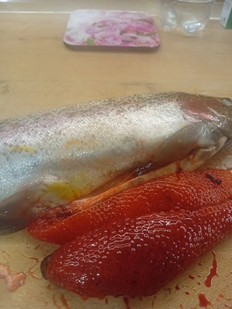 Бонус красной икры из непотрашёной рыбы