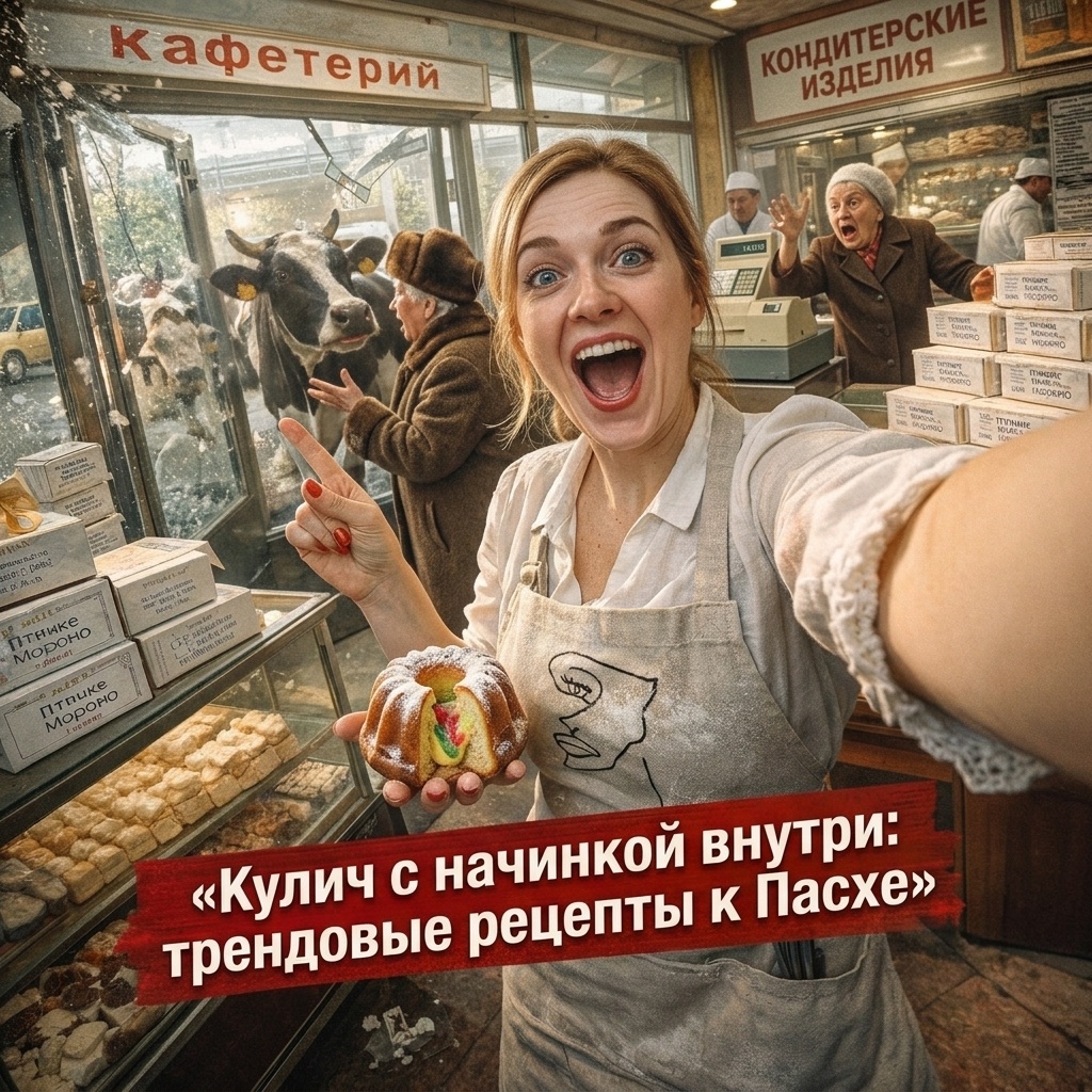    Аппетитный кулич с начинкой по трендовому рецепту admin