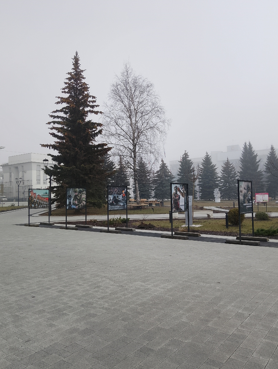 Сегодняшний утренний туман, фото автора 