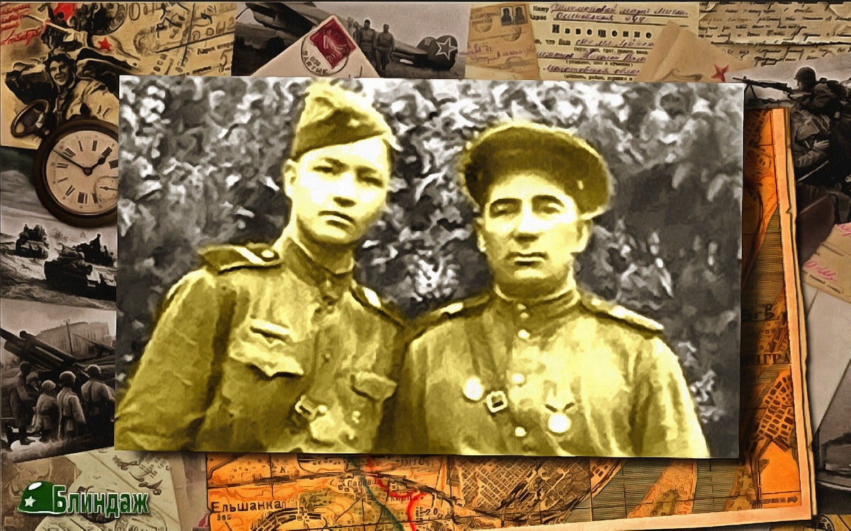 Алексей Захарович Ванин слева