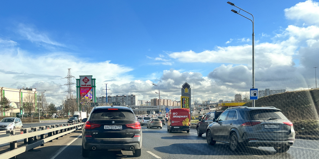 Бесполезная дорога. Проехал по платной Мытищинской хорде, зря потратился
