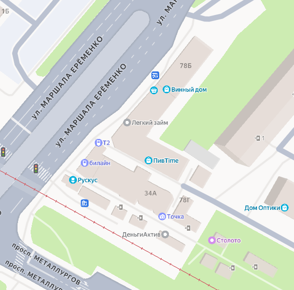 Взято с Яндекс.Карты