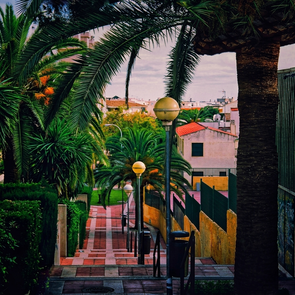 Улицы Торремолиноса идут вверх и вниз