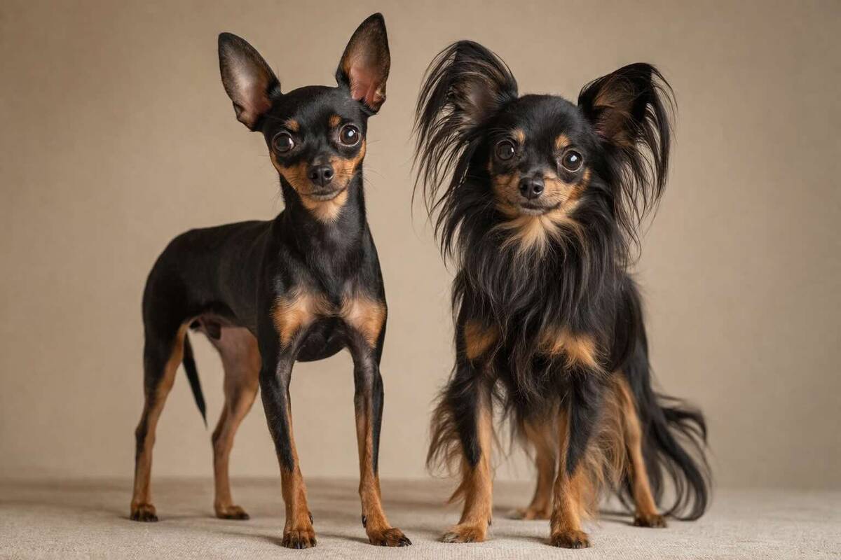 - Смотрите на шерсть и общий силуэт!