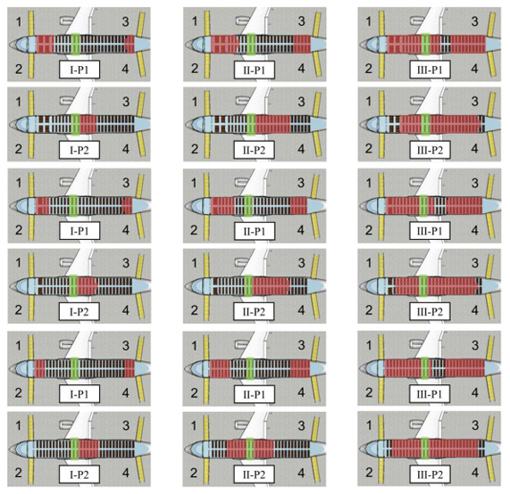 Варианты компоновки и распределения пассажиров  📷
