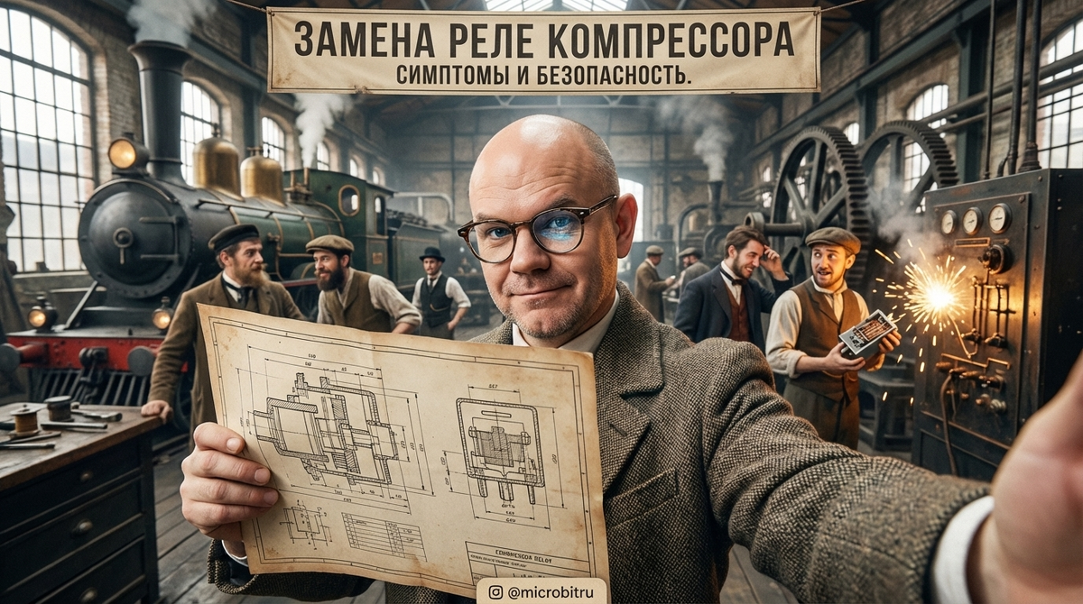    Узнайте, когда и как менять пусковое реле компрессора, чтобы избежать поломок. as7