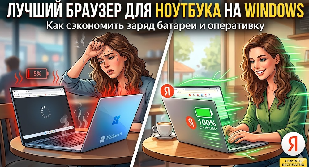 Лучший браузер для ноутбука на Windows: как сэкономить заряд батареи и оперативку