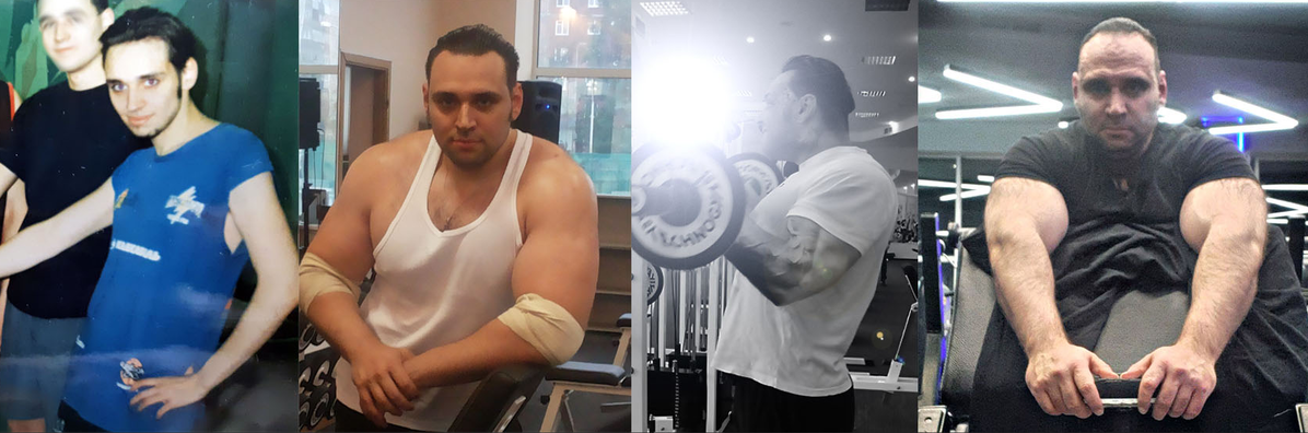 Годы тренировок от баскетбола в городской команде среди юниоров до натурального и химического бодибилдинга.