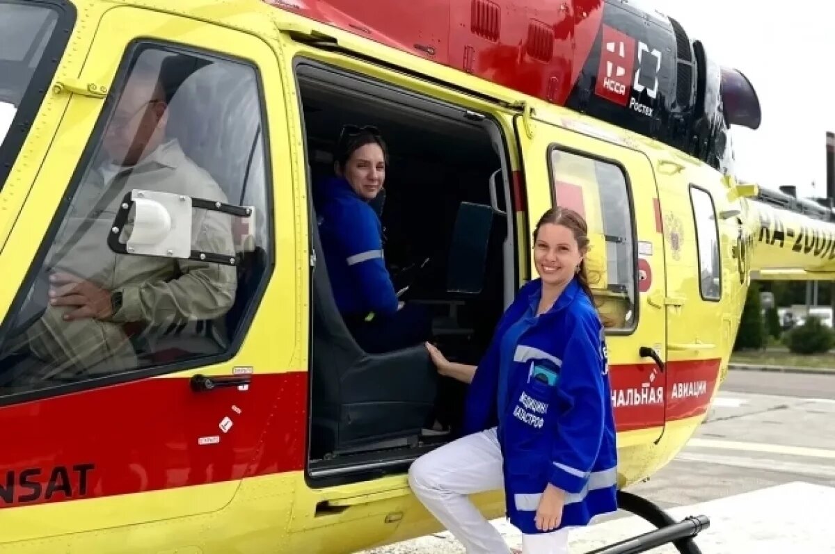    50 пациентов эвакуировала с начала года санавиация в Волгоградской области