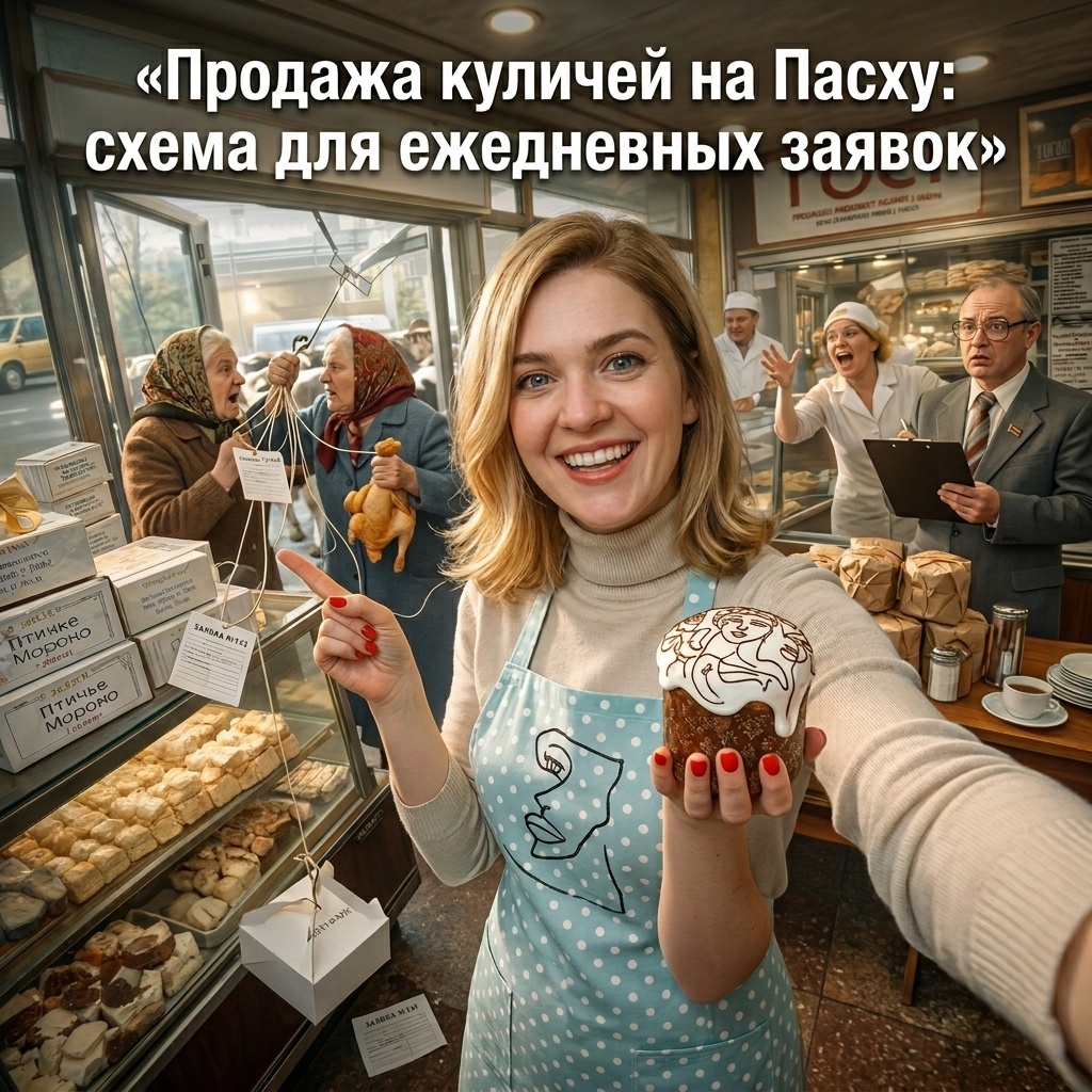    Схема стабильного получения заявок на пасхальные куличи admin