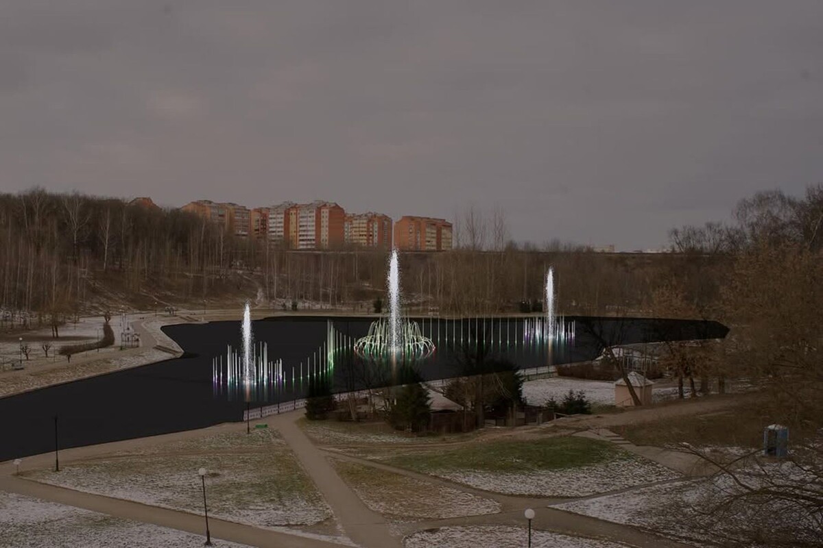  Визуализация поющего фонтана в Могилеве на реке Дубровенке. © vyacheslav_kislov, instagram.com
