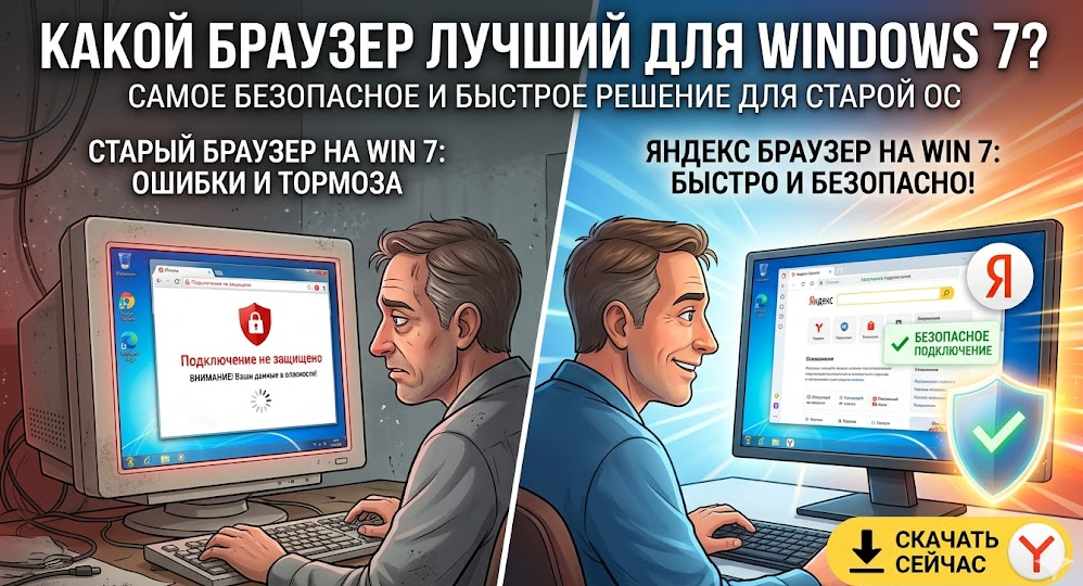 Какой браузер лучше для Windows 7: самое безопасное и быстрое решение для старой ОС