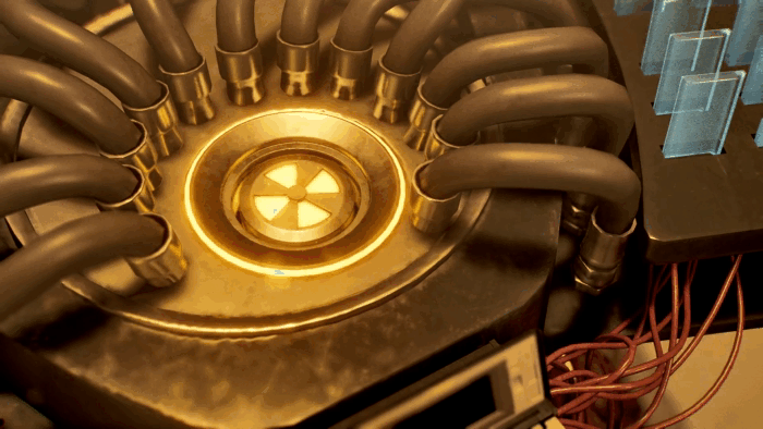 Gif картинка "Грейс пытается сбежать по просьбе Леона"