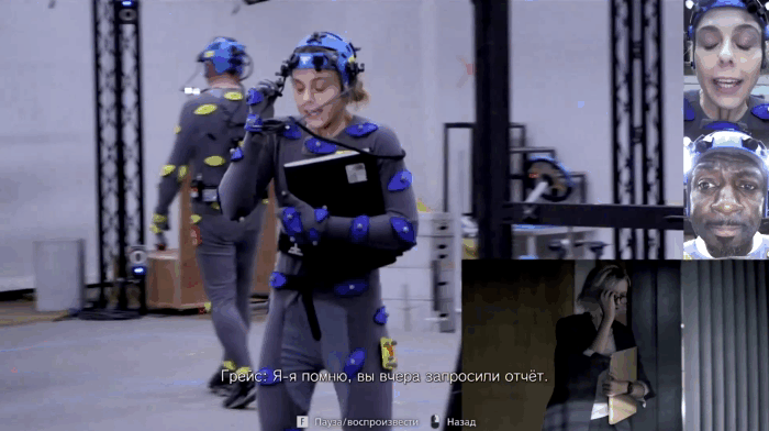 Gif картинка "За кадром"