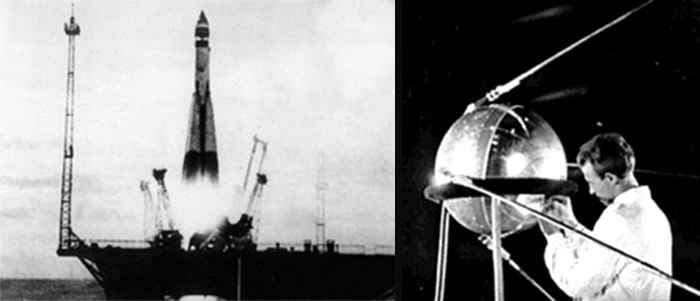 4 октября 1957 года с космодрома Байконур на ракете-носителе "Спутник" был запущен первый искусственный спутник Земли