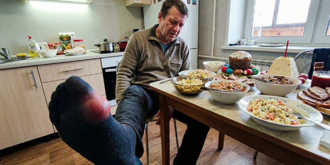 Подагра проснулась: почему мясо после долгого перерыва атакует стопу