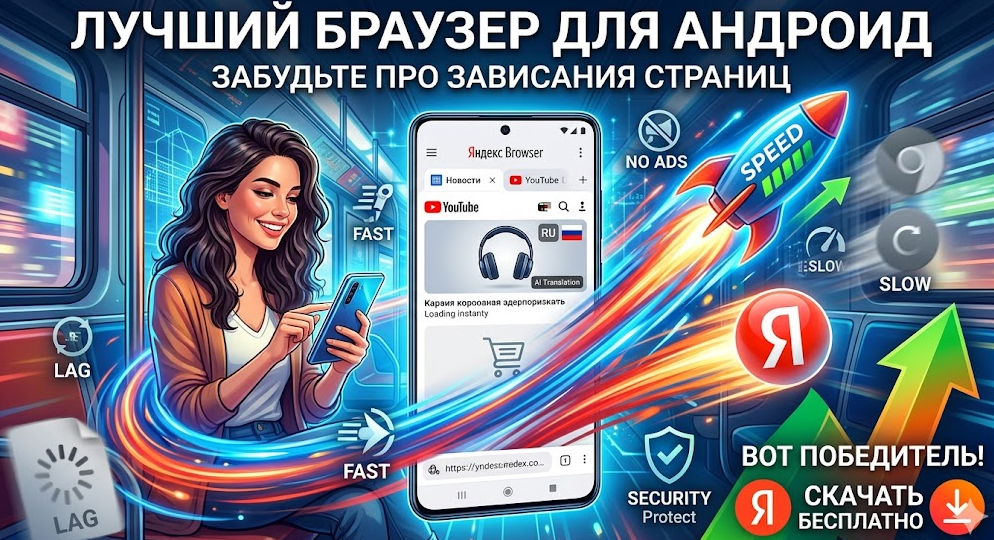 Какой браузер лучше выбрать для Андроид-смартфона? Забудьте про зависания страниц