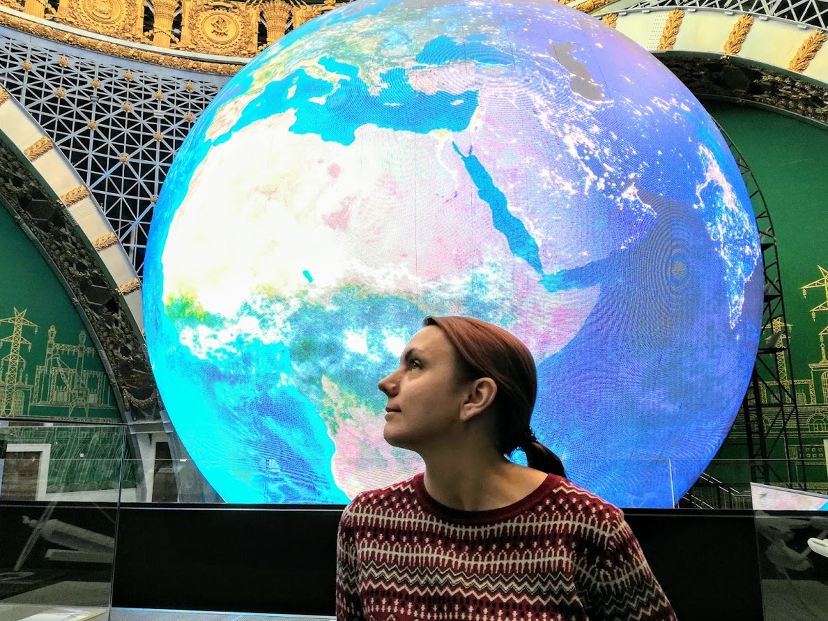 7 лет назад в павильоне "Космос" на ВДНХ