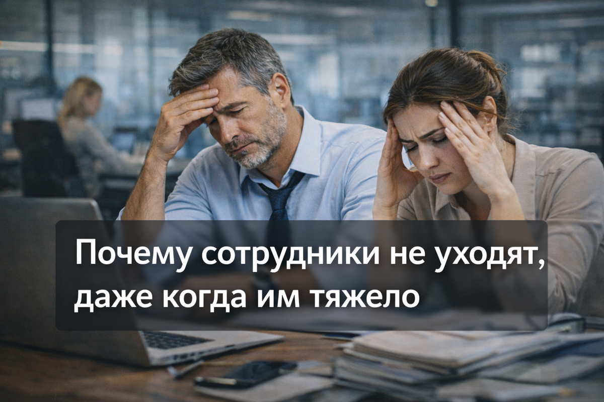 Почему сотрудники не уходят, даже когда им тяжело