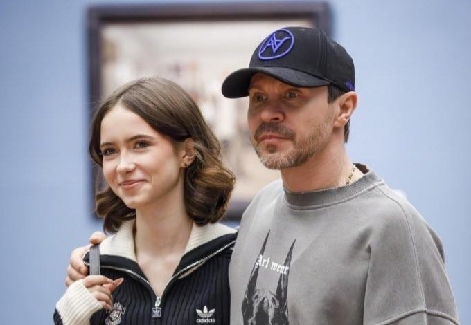 Павел Деревянко с дочкой Варварой. Фото: соцсети