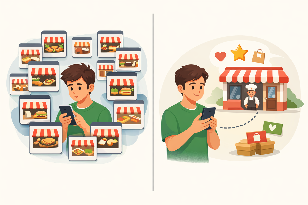 На агрегаторе клиент принадлежит платформе, не тебе. На агрегаторе клиент принадлежит платформе, не тебе
