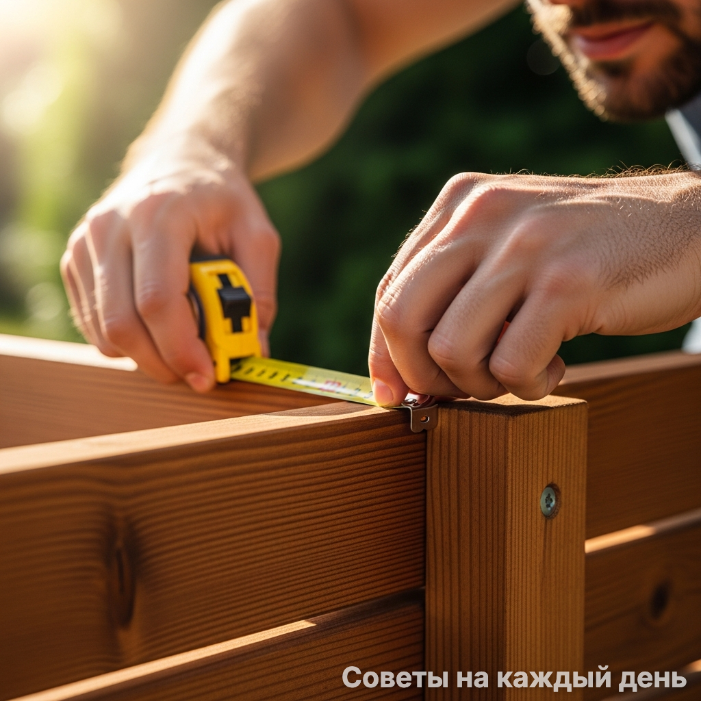 Точный расчет размеров при планировании - залог отсутствия болей в спине в разгар сезона.