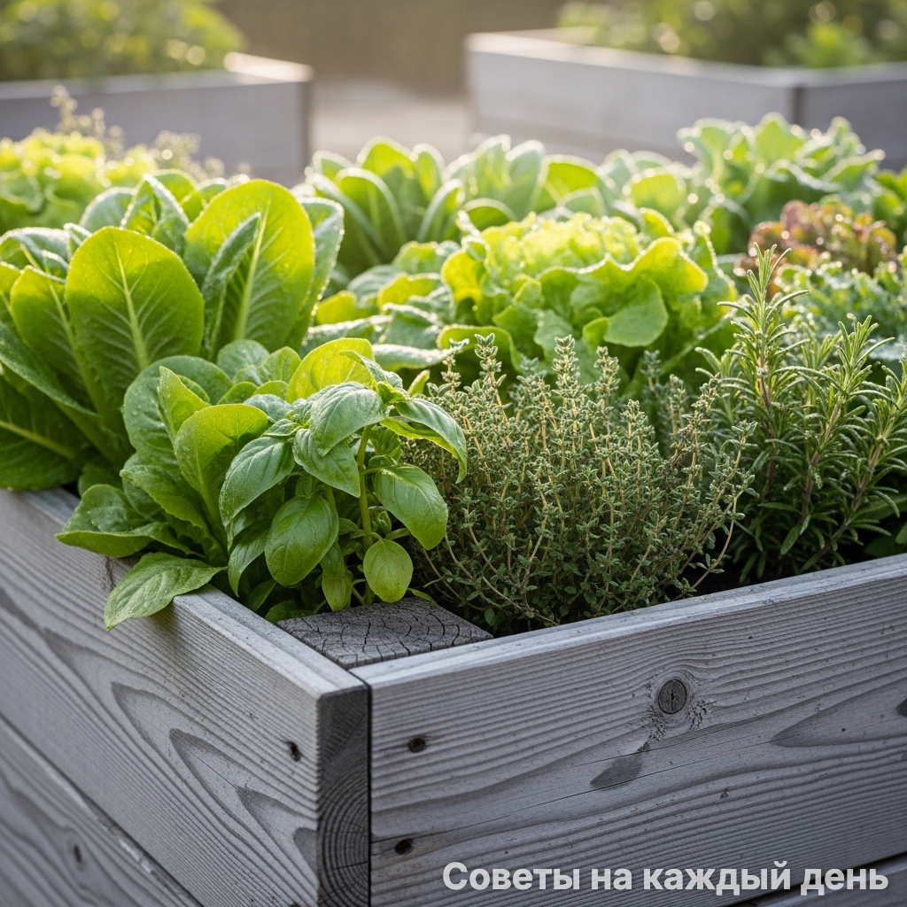 Высокие бортики защищают растения от случайного вытаптывания и сорняков с дорожек.