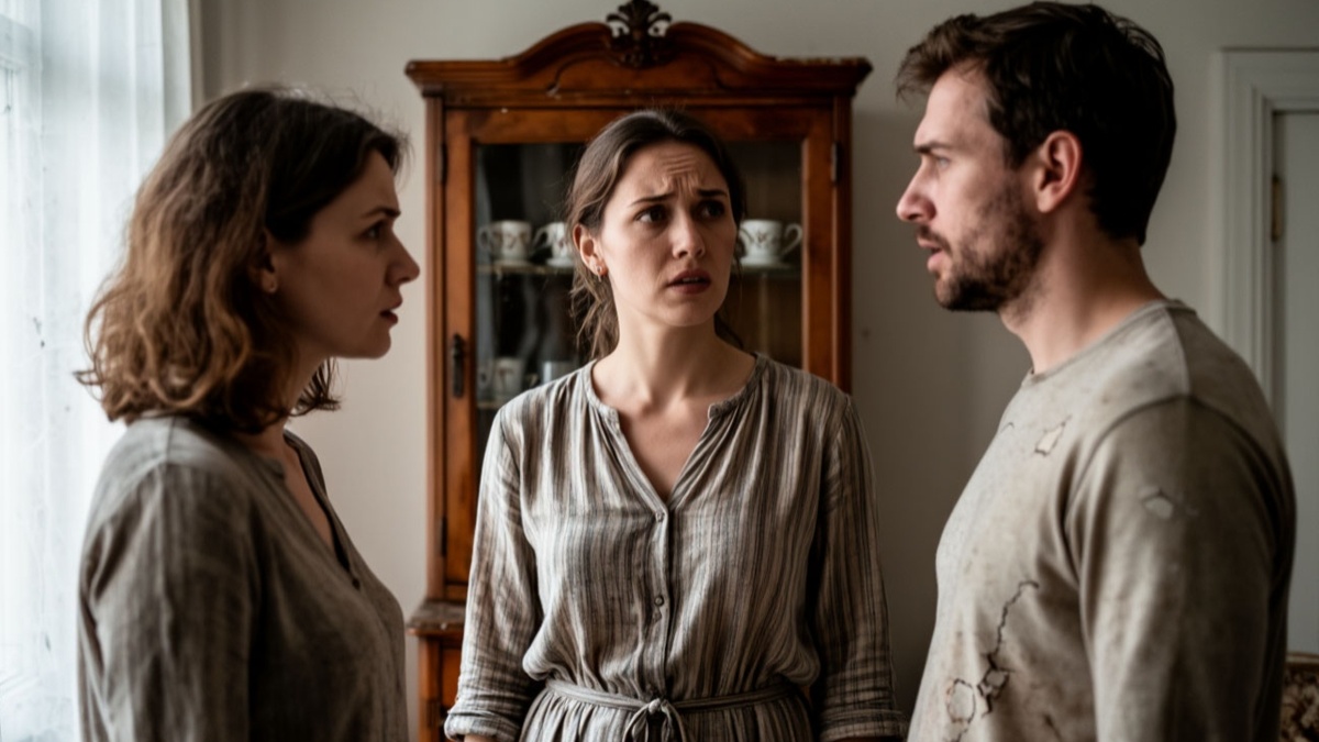 Сервант для троих, важнейший предмет обсуждения