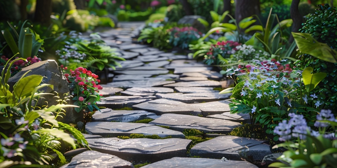 «Как у соседа» — прошлый век: из чего сейчас делать садовые дорожки, чтобы было стильно, красиво и недорого