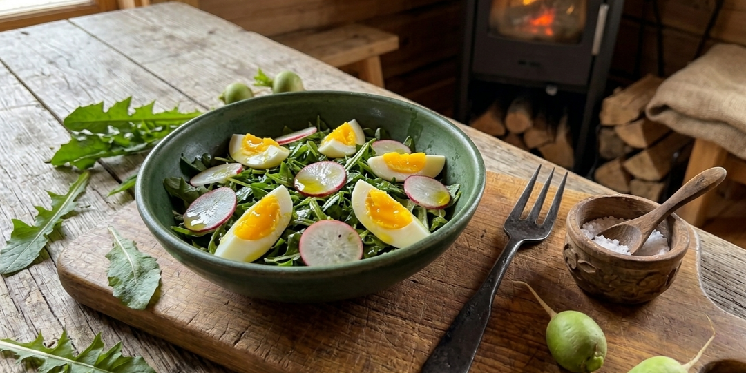 Одуванчики на столе: рецепт старинного весеннего салата