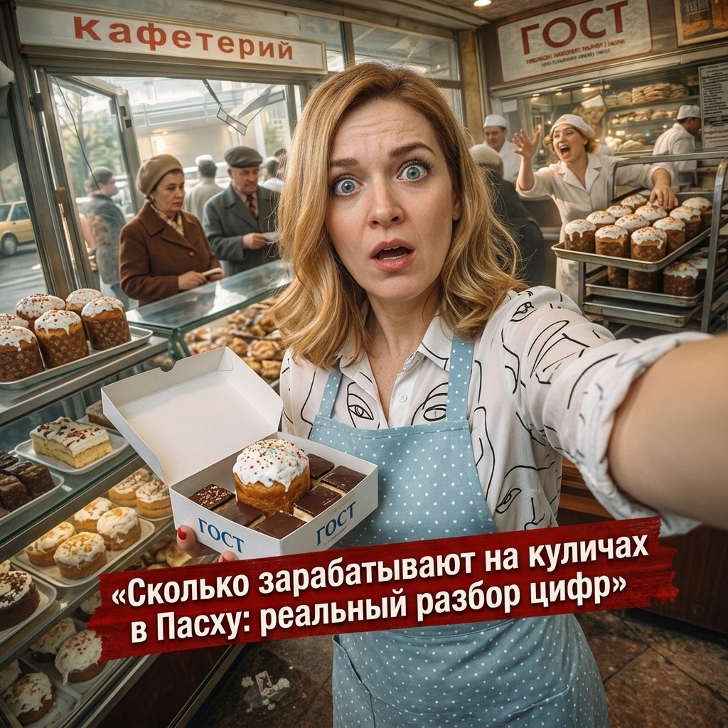    Разбор доходов от продажи куличей в пасхальный сезон admin