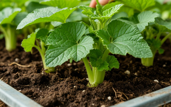 как правильно сажать рассаду огурцов