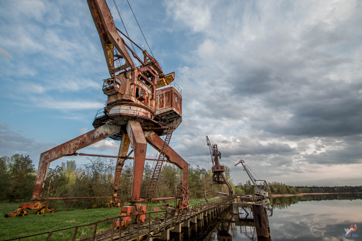 Портовые краны. 