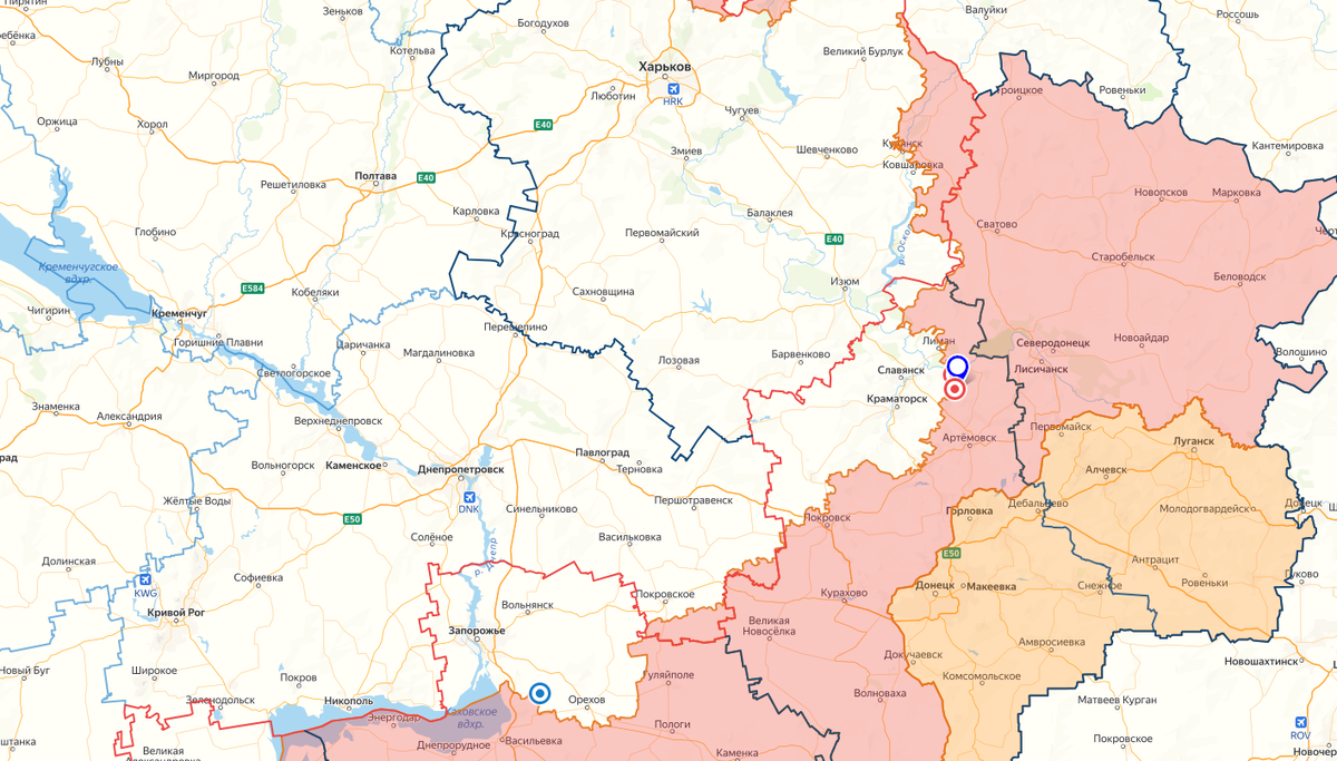 ВС РФ наступают на Запорожском и Славянском направлениях. Данные LostAmourInfo