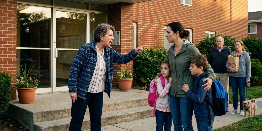 «Не смей воспитывать моих внуков!» Она кричала это при соседях. Я перевела детей в другую школу