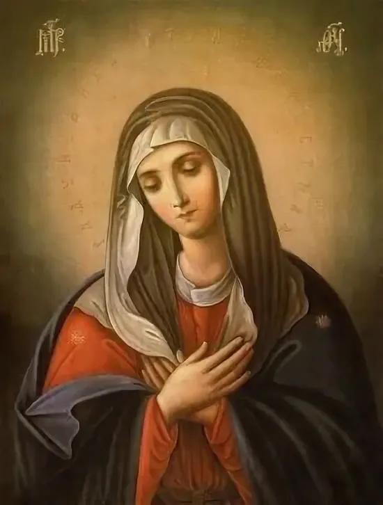 Икона Умиление Серафимо-Дивеевская. Изображение из открытых источников.