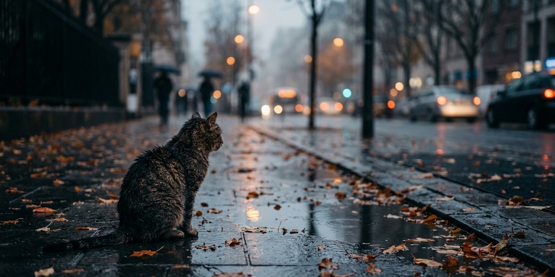 Я не считаю себя доброй. Но эта кошка не дала мне уйти